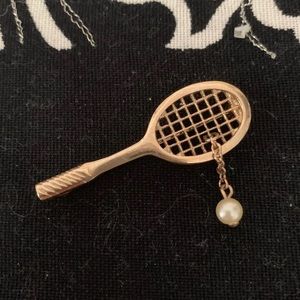Vintage Avon Tennis Racket Pin